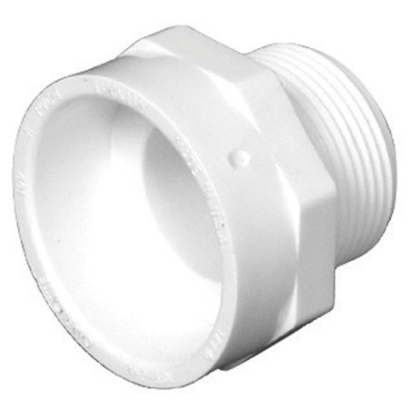 CHARLOTTE PIPE AND FOUNDRY ADAPTER PVC 1.5H1.25""MPT PVC001090800